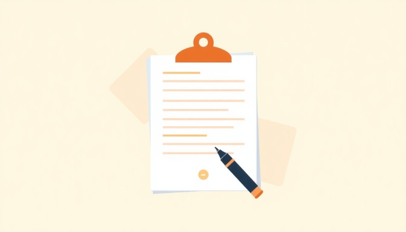 A structured outline on paper for a writing task.