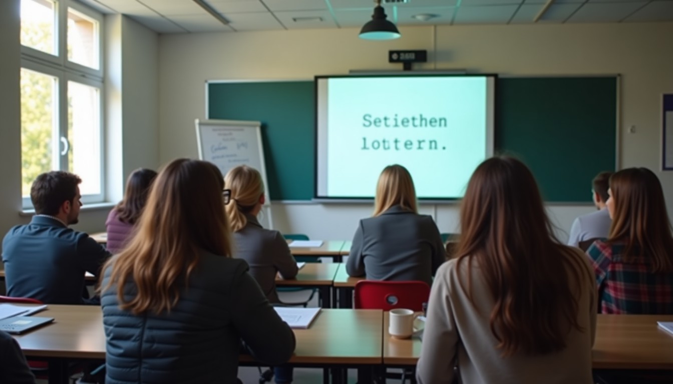 Dutch language classroom