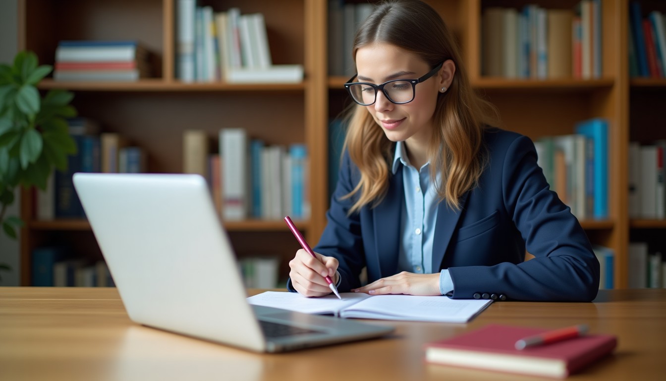 Person studying Dutch