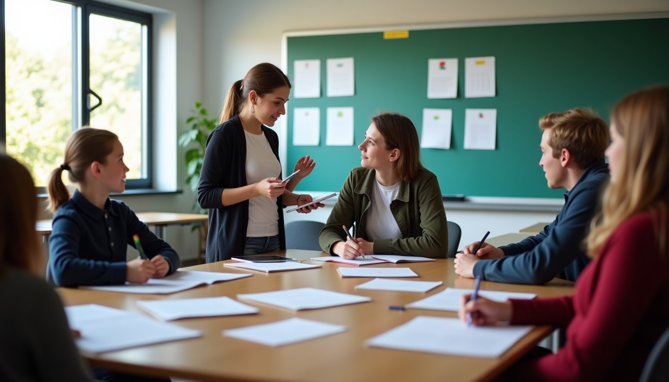 CVO De Verdieping Limburg classroom scene