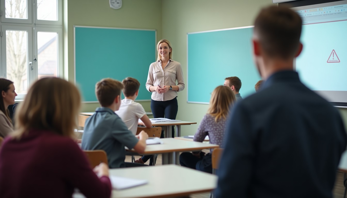 Dutch language classroom