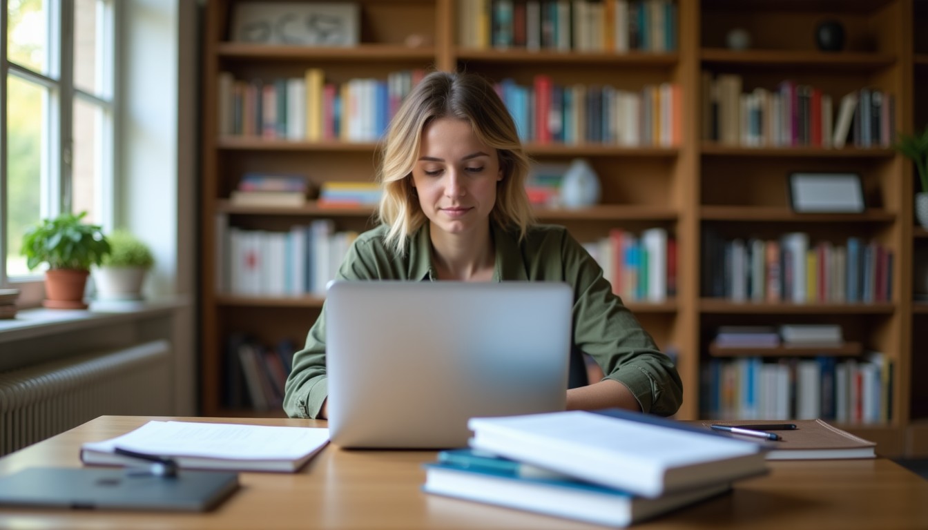 Person studying Dutch