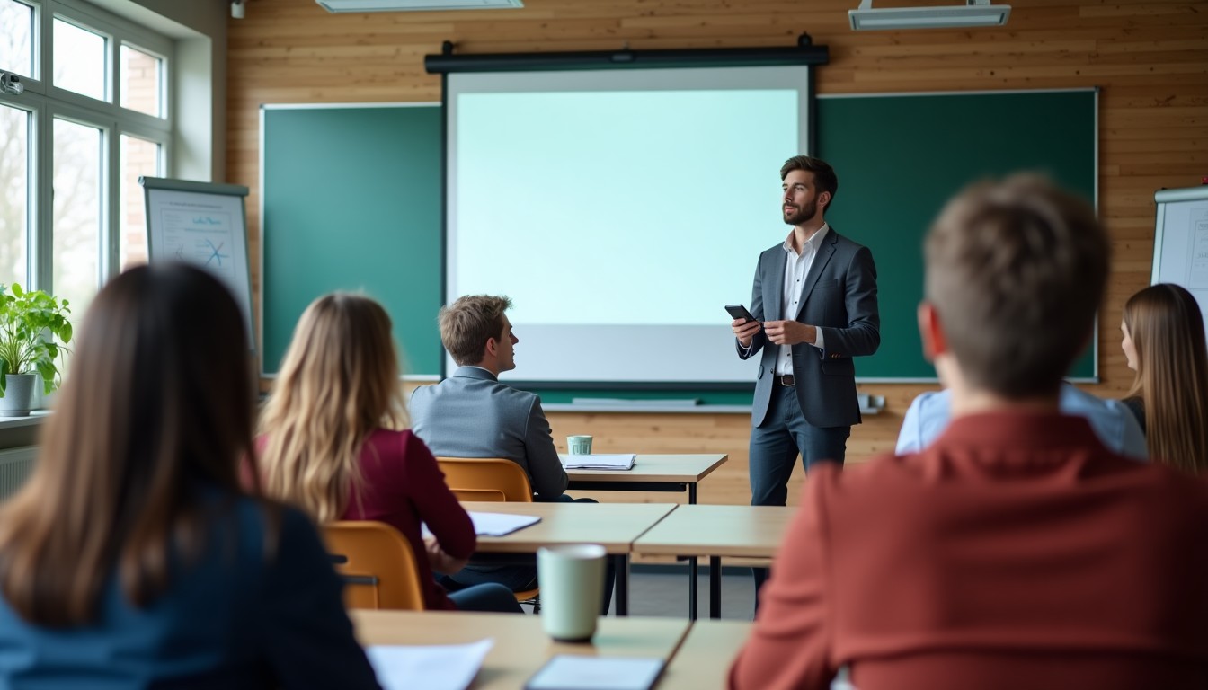 Dutch language classroom