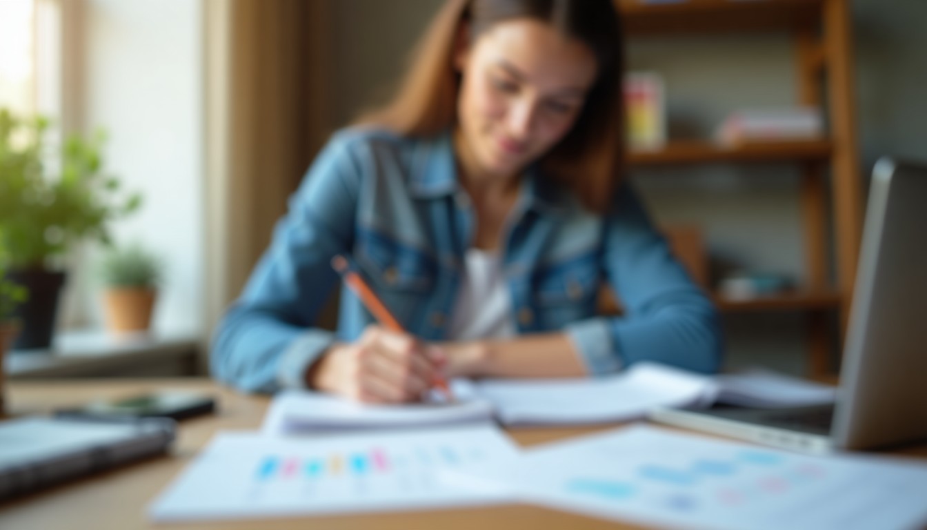 Person studying Dutch at home