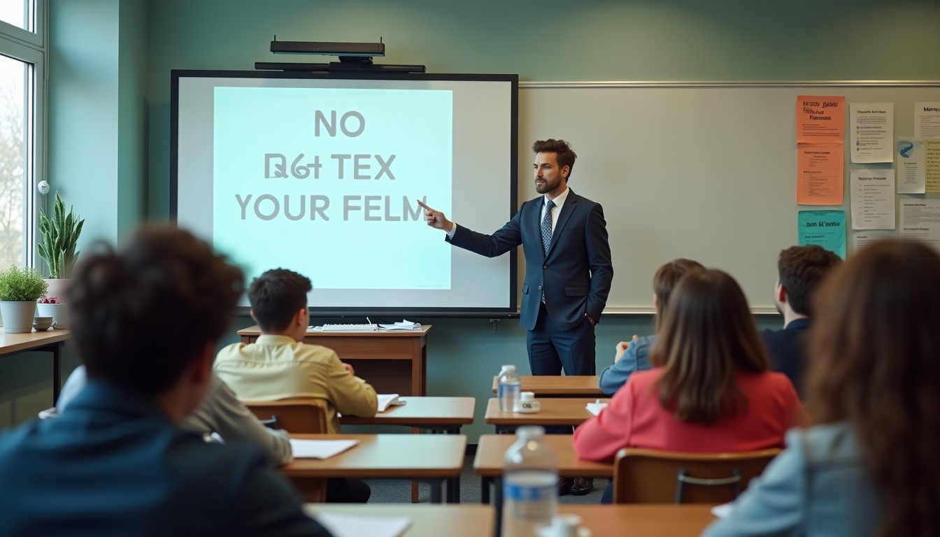 Language class in progress