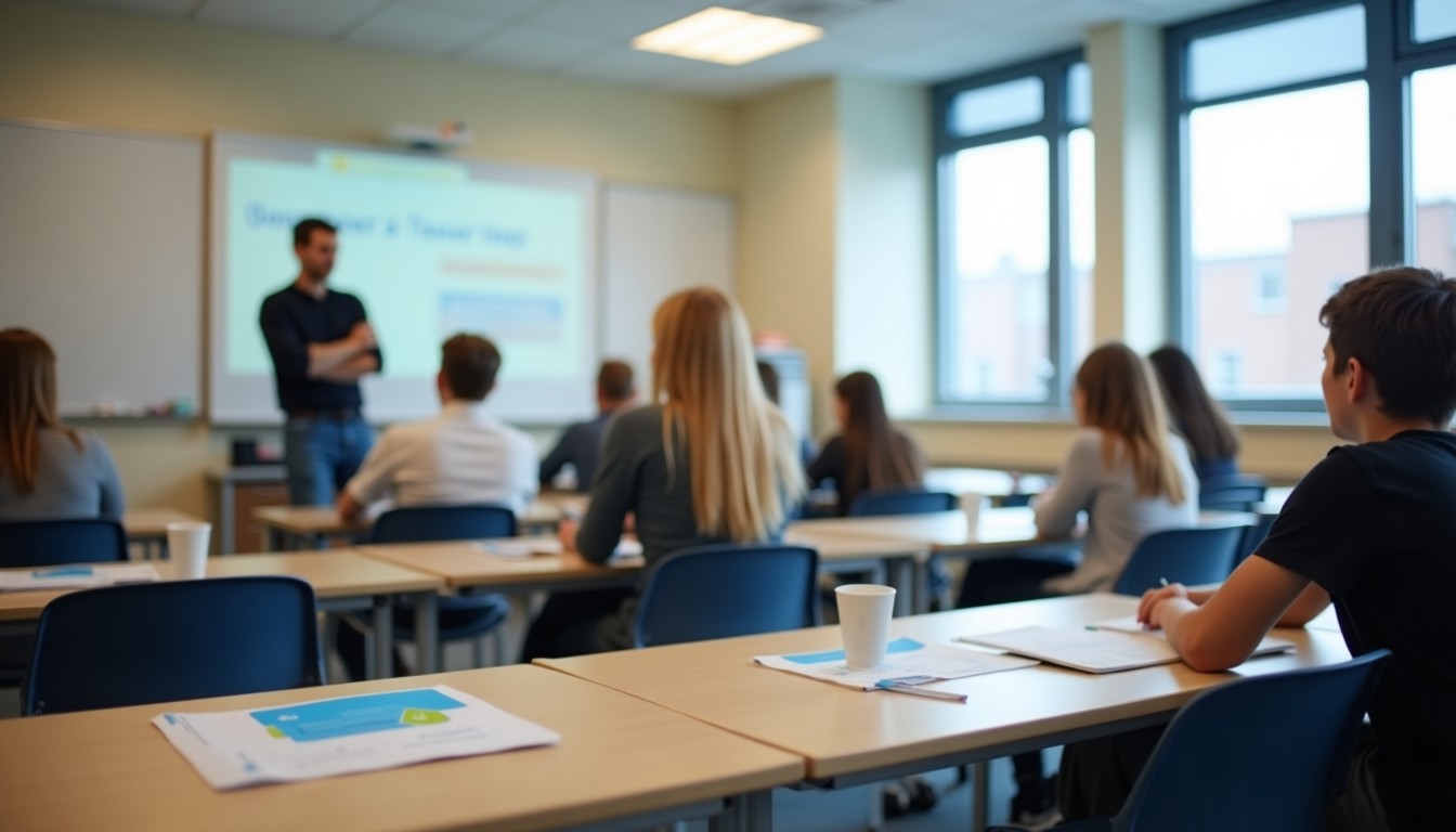 Dutch language classroom