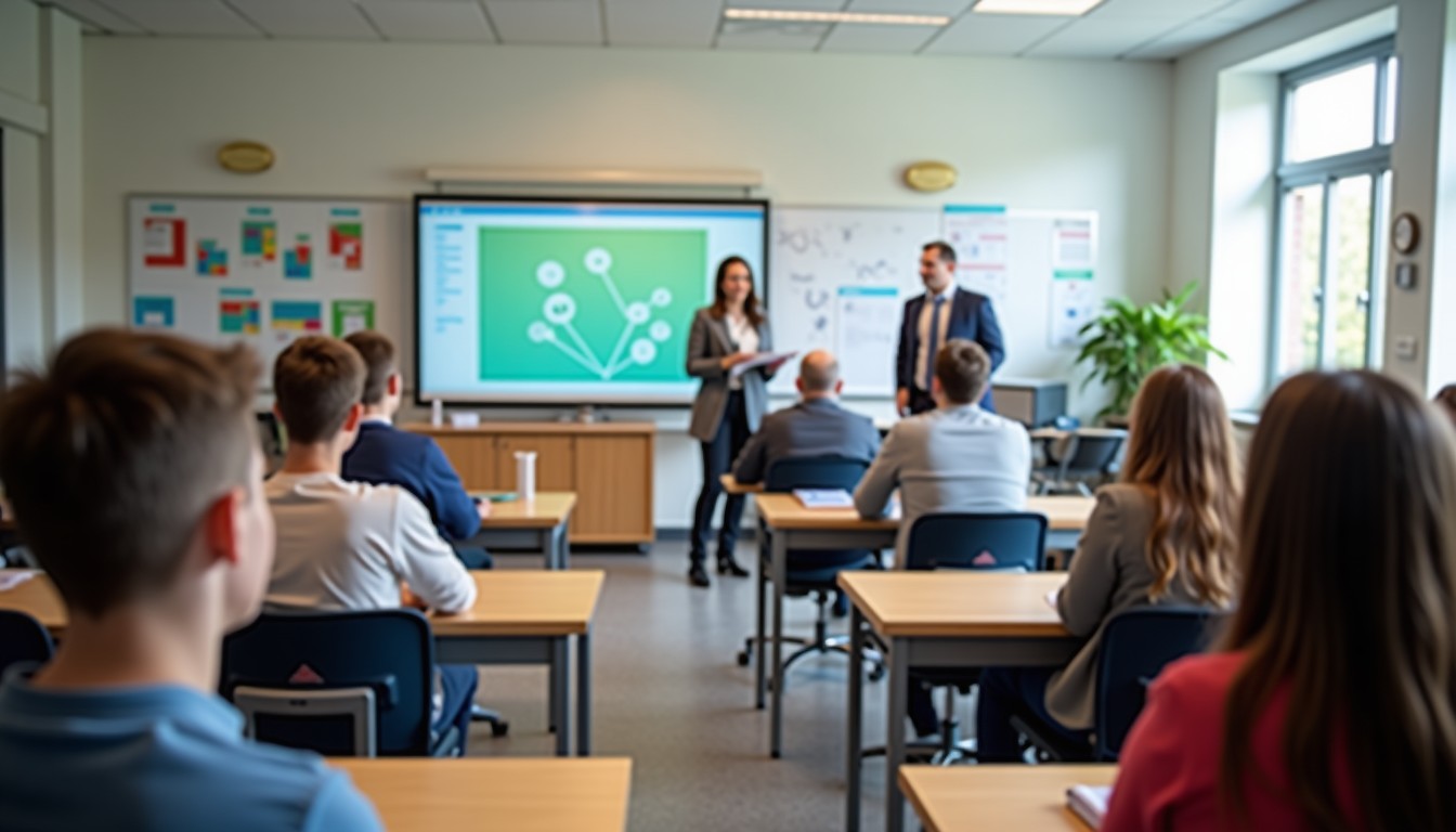 Dutch language classroom