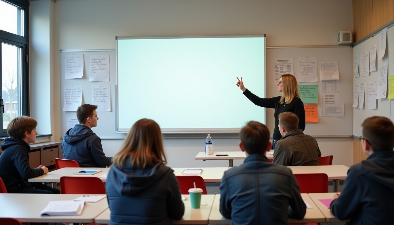 Dutch language classroom