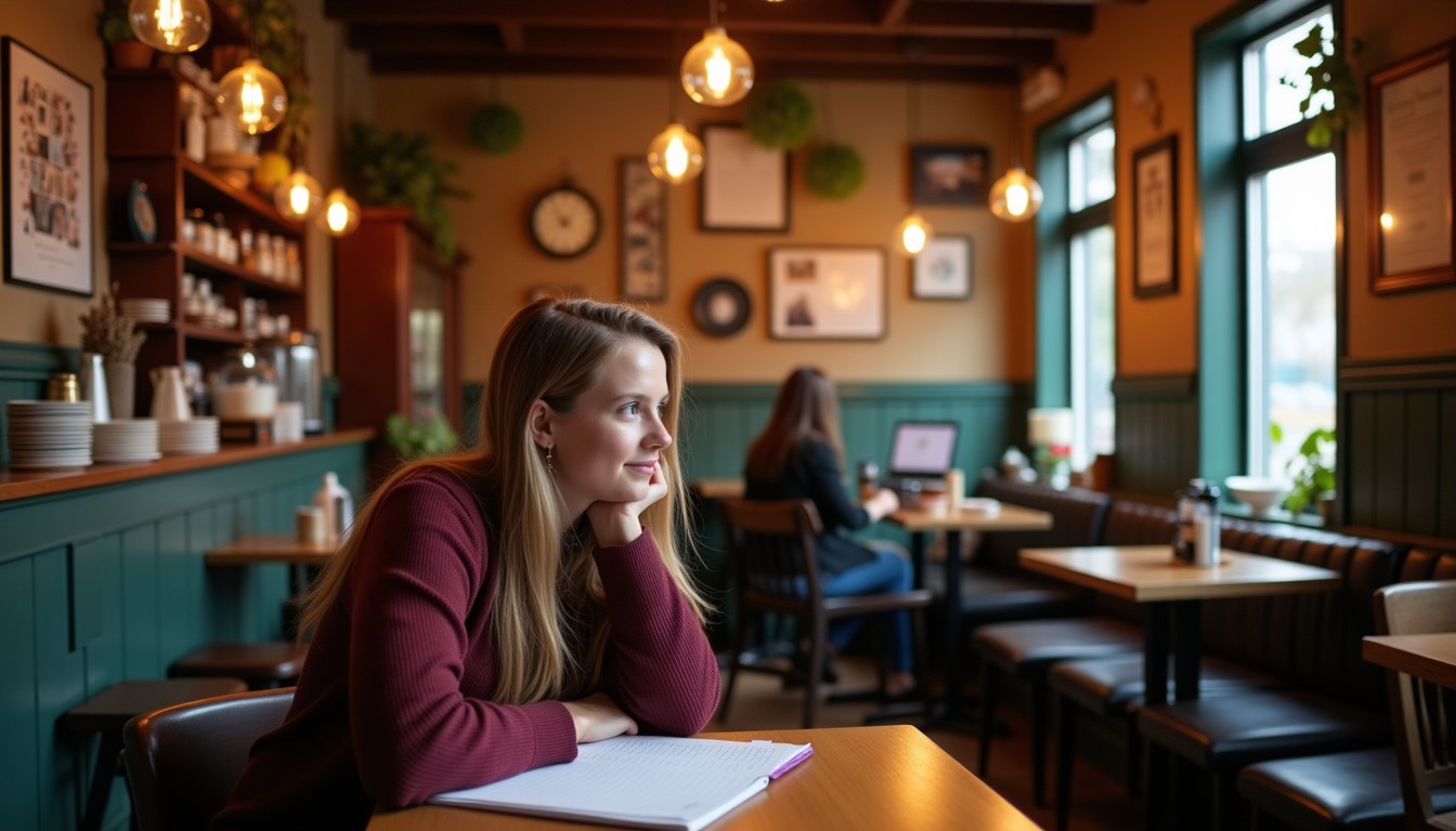 Cafe with Dutch decor
