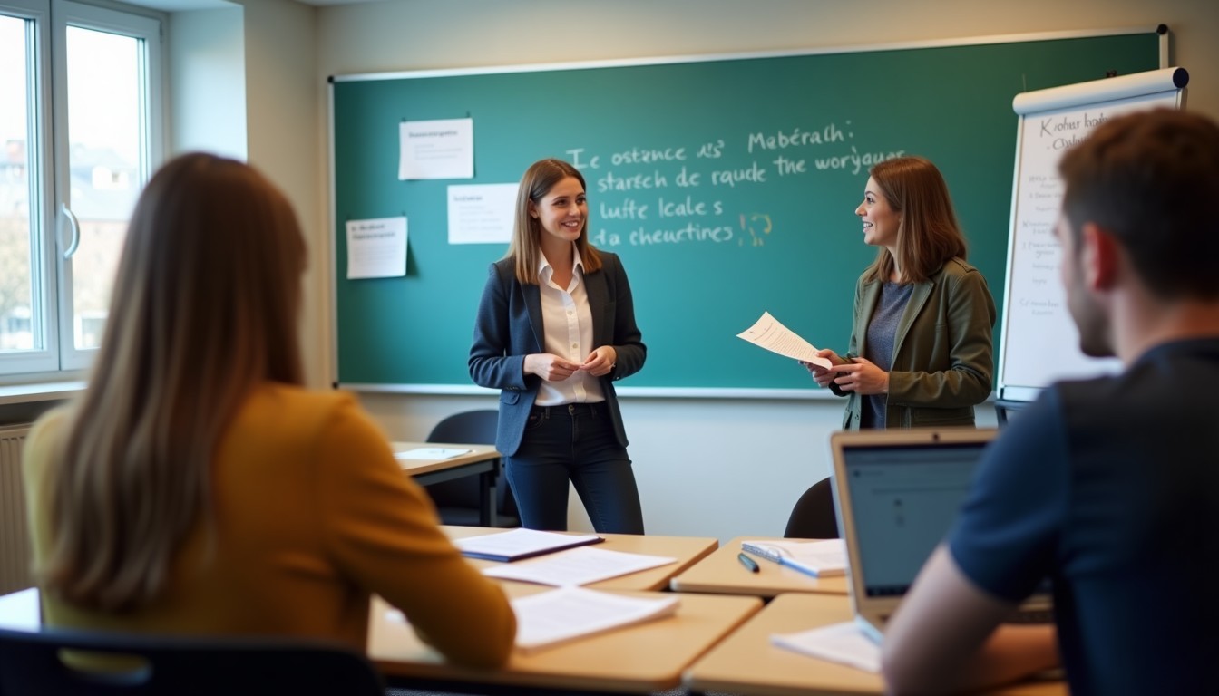 Classroom scene at University of Pretoria
