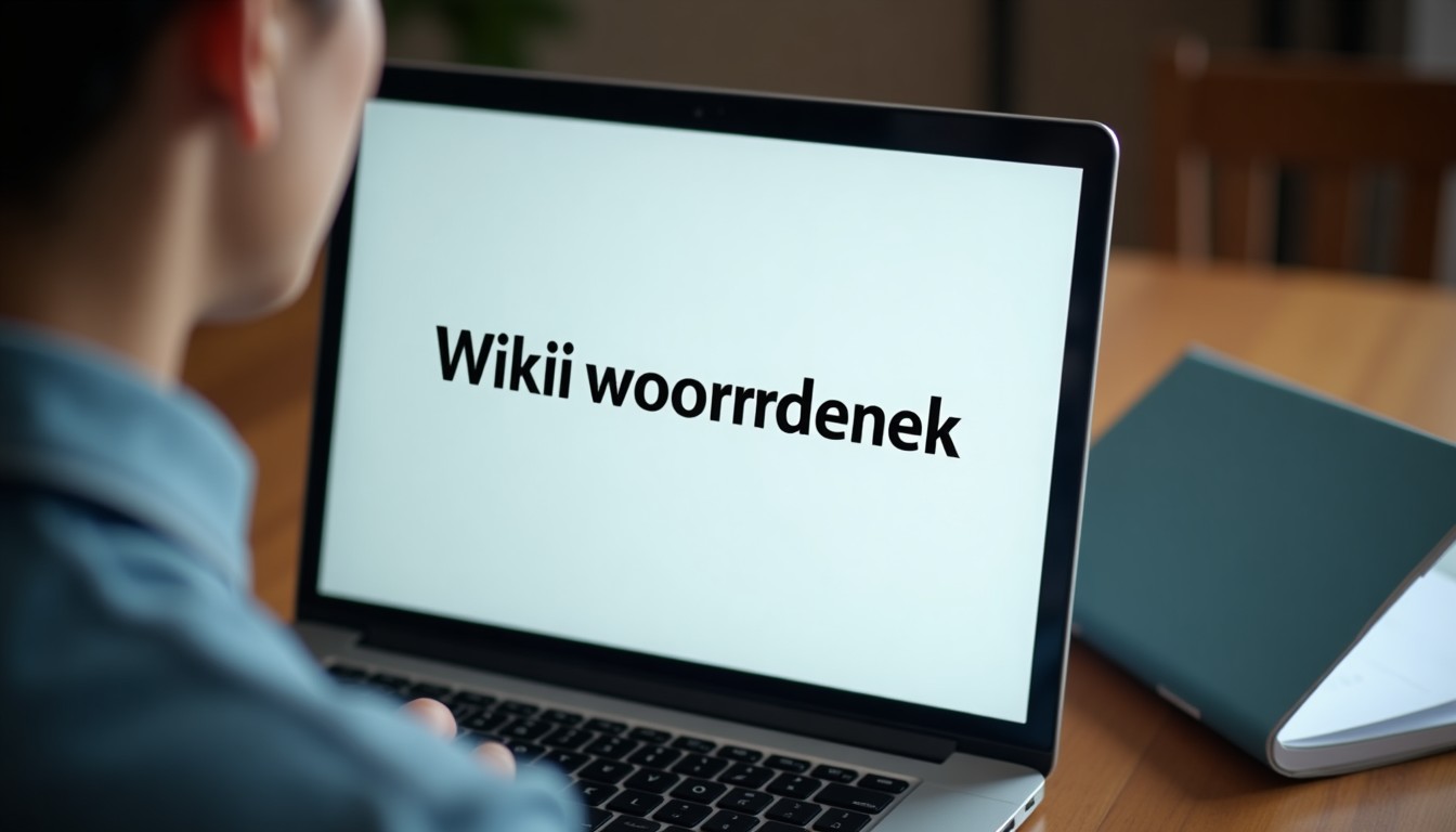 Person studying Dutch on a laptop