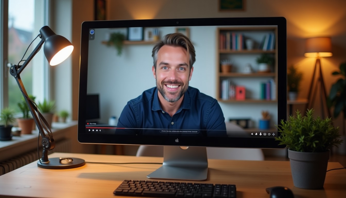 YouTube screen with Dutch lesson